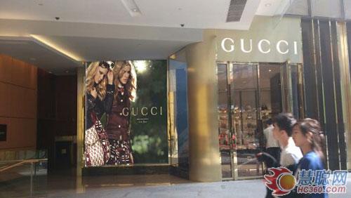 利亚德LED显示屏助力香港Gucci旗舰店