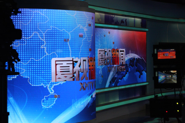 十佳工程案例评审 大象视界厦门电视台背景大屏 十佳工程案例评审 大象视界厦门电视台背景大屏