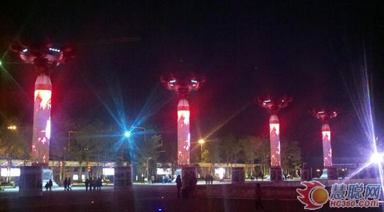 十佳工程案例评审 联腾普宁广场LED圆柱屏 十佳工程案例评审 联腾普宁广场LED圆柱屏