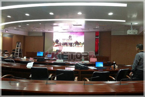 锐拓LED显示屏进驻广州财政局会议中心