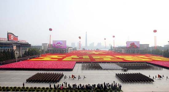 十佳工程案例评审 通普朝鲜党庆P25LED显示屏