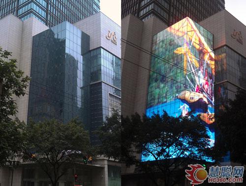 蔷薇科技LED灯条屏绽放城市魅力 蔷薇科技LED灯条屏绽放城市魅力