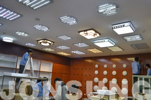 中祥创新国际化led照明展厅即将投入使用