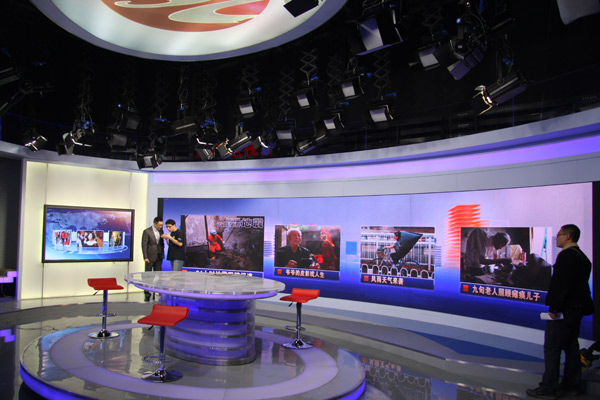 十佳工程案例评审 大象视界厦门电视台背景大屏 十佳工程案例评审 大象视界厦门电视台背景大屏
