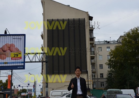 十佳工程案例评审 蔷薇科技莫斯科楼体显示屏 十佳工程案例评审 蔷薇科技莫斯科楼体显示屏