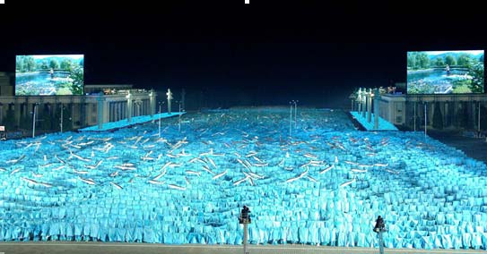 十佳工程案例评审 通普朝鲜党庆P25LED显示屏