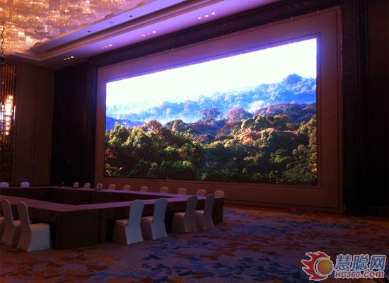 十佳工程案例评审 锐拓万达酒店高精度LED显示屏