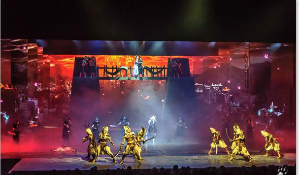 齐普光电户内LED大屏幕完美演绎九寨千古情