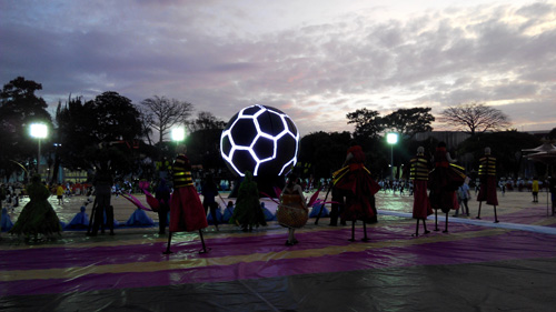 马克系统智控世界杯开幕式LED球形屏