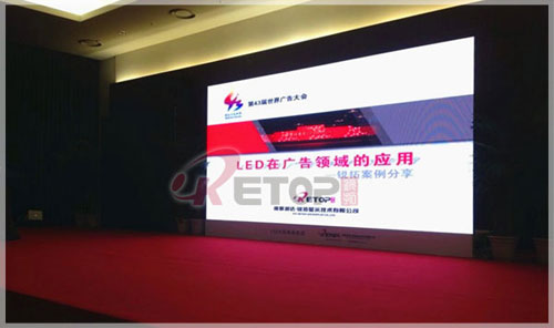 锐拓携LED显示屏出席第43届世界广告大会 锐拓携LED显示屏出席第43届世界广告大会