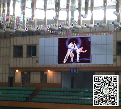 中祥创新LED显示屏点亮江西赣州体育中心