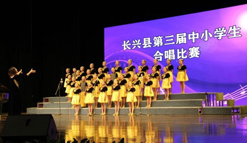 蓝普售后跟踪与服务之长兴大剧院