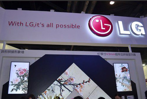 infoComm2014:LG窄边LED显示器广电应用