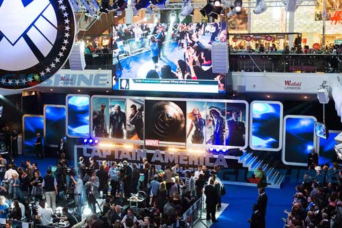 光祥科技LED显示屏打造《美国队长》炫酷场景