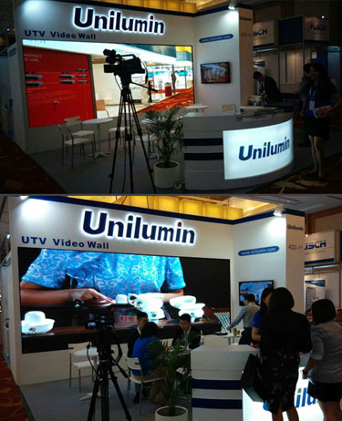 洲明科技小间距LED屏Broadcast Asia2014秀风采