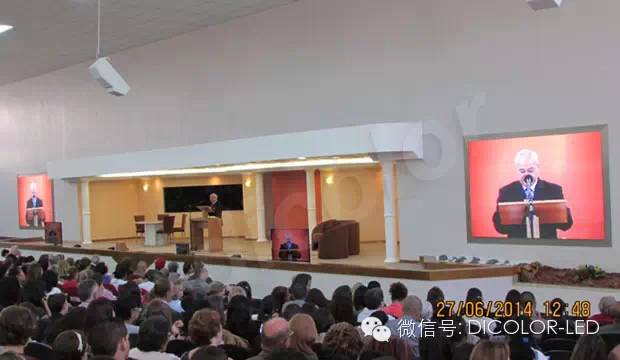 德彩视界杯：巴西72座教堂84块LED显示屏项目完工