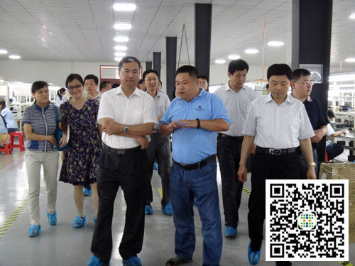 安徽省经信委、池州市政府领导一行莅临安徽四通考察调研