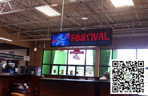 中祥创新P6室内双面LED显示屏助力美国超级市场