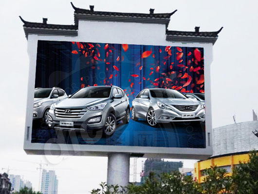 艺术与科技 德彩LED显示屏点缀安徽蚌埠