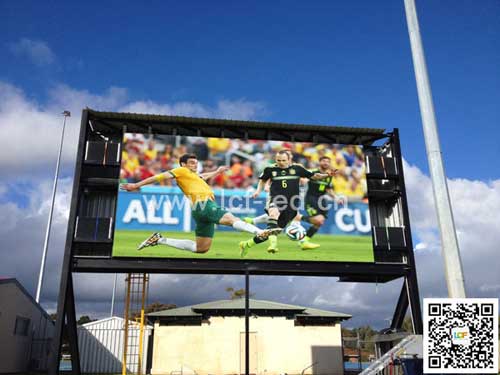 联诚发LED显示屏于澳大利亚球场绽放异彩
