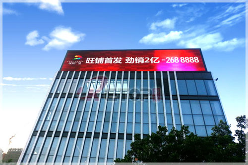 锐拓显示打造广西柳州最大户外LED显示屏