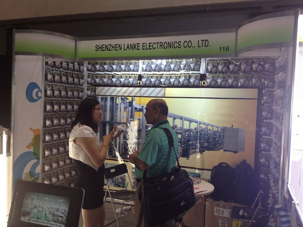 蓝科电子亮相2014年美国洛杉矶LED展