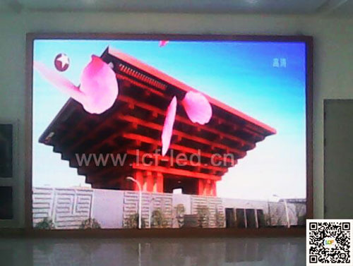 联诚发P4全彩LED显示屏助力天津津沽污水处理厂