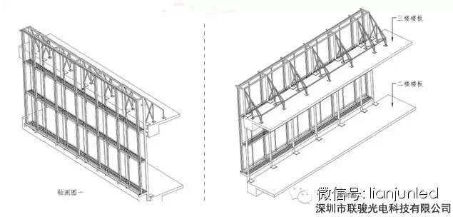 史上最标准最全：大型户外LED显示屏钢结构施工设计图
