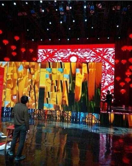 2015年春晚舞台全景式曝光 LED瘦身“羊年”元素浓