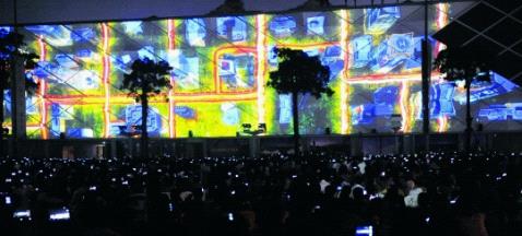 光立方灯光秀 创显舞魅钻石屏续写LED光影传奇 光立方灯光秀 创显舞魅钻石屏续写LED光影传奇