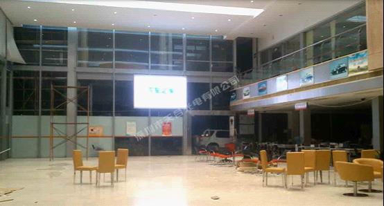 天合光电LED显示屏助力东风本田4S店 天合光电LED显示屏助力东风本田4S店