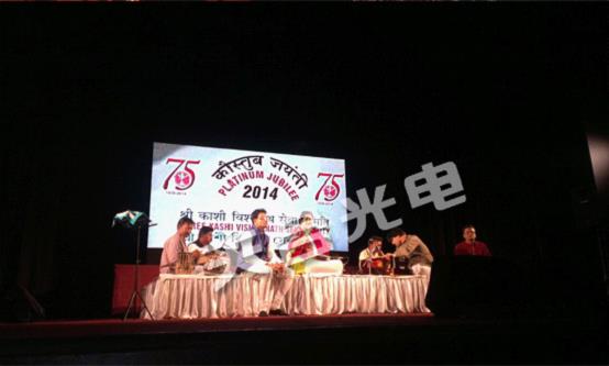 天合光电P5 LED显示屏惊艳亮相加尔各答国际电影节