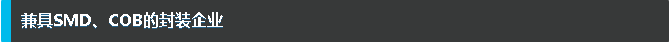 LED封装市场调查：大佬掌握命脉 市场需求有差异