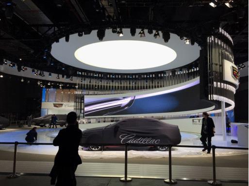 创显LED显示屏亮相2015上海国际车展