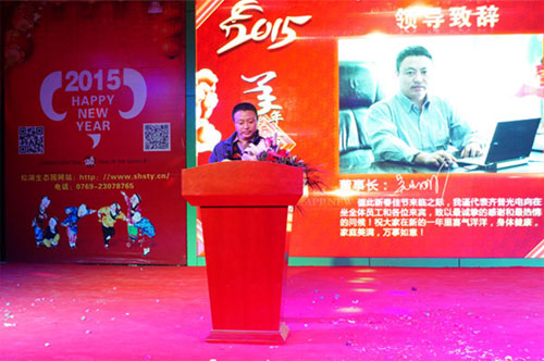 LED屏企业齐普光电2015年羊年联欢晚会圆满落幕