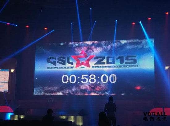 唯奥视讯LED视频处理器助阵GSL 2015全球总决赛