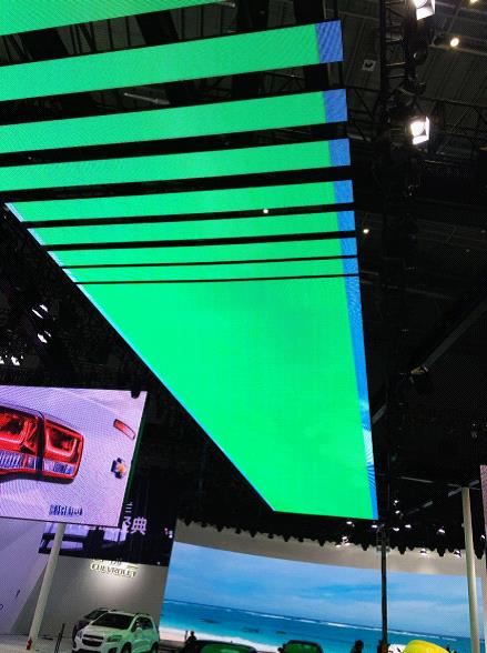 创显LED显示屏亮相2015上海国际车展