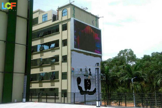 联诚发（LCF）P10全彩LED显示屏炫亮文博会分会场华南城