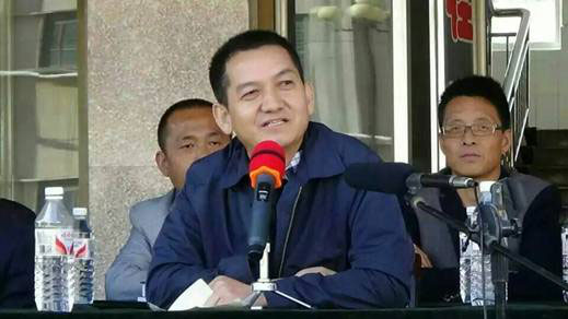 艾比森董事长丁彦辉在母校和盛中学的励志演讲