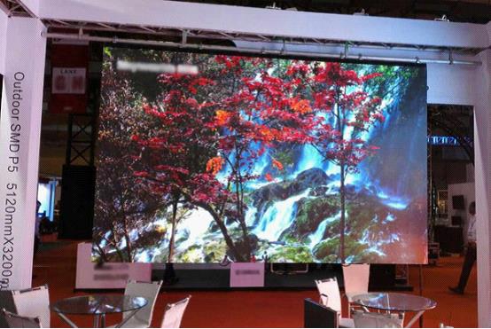 齐普光电两款高清LED显示屏亮相印度展