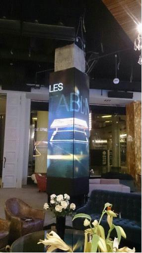 艾比森户内固装屏产品K3进驻埃及知名高档家具城