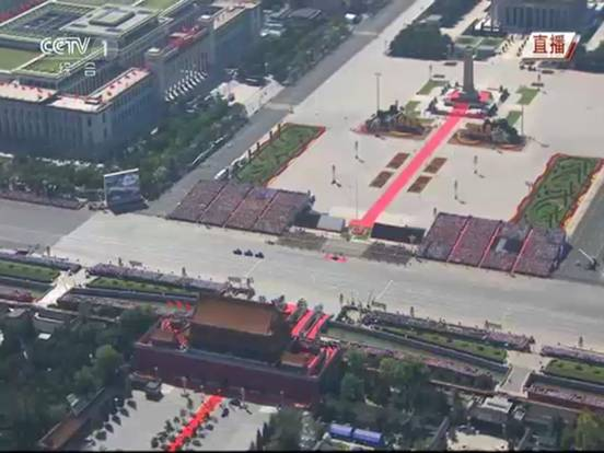 利亚德“阅兵屏”亮相“9.3”阅兵盛典----总面积高达720㎡