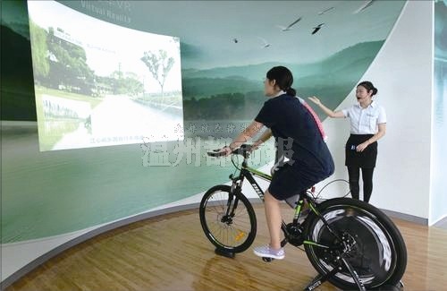 温州市规划展示中心试运行 全国最大LED数字沙盘展示全景
