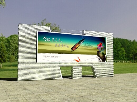 LED两面翻创造户外媒体价值新高度
