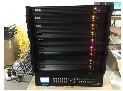 唯奥视讯LVP412完美实现茅台集团总部大礼堂LED大屏拼接