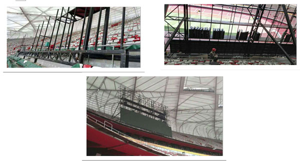 田径世锦赛的见证者--丽晶光电节能LED显示屏