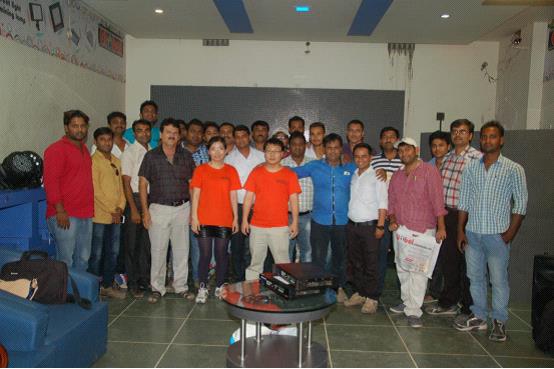 唯奥视讯印度PALM展及产品交流活动获得圆满成功