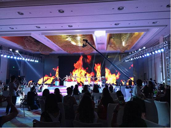 艾比森LED户内固装屏K3进驻郑州希尔顿酒店