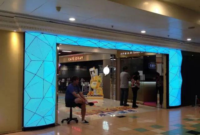 康硕展LED钻石屏闪耀香港上环澳门广场