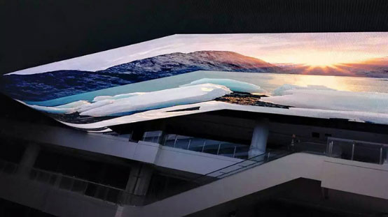 立翔慧科缔造“中国室内购物中心最大的穹顶式LED天幕”